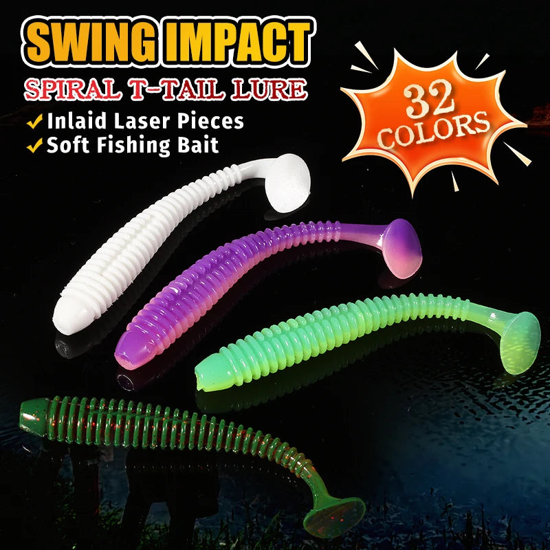 Leurre souple "Swing Impact" – Sachet de 6, 10 ou 20 pièces