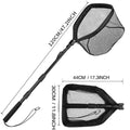 Épuisette de pêche télescopique en aluminium – Pliable et durable