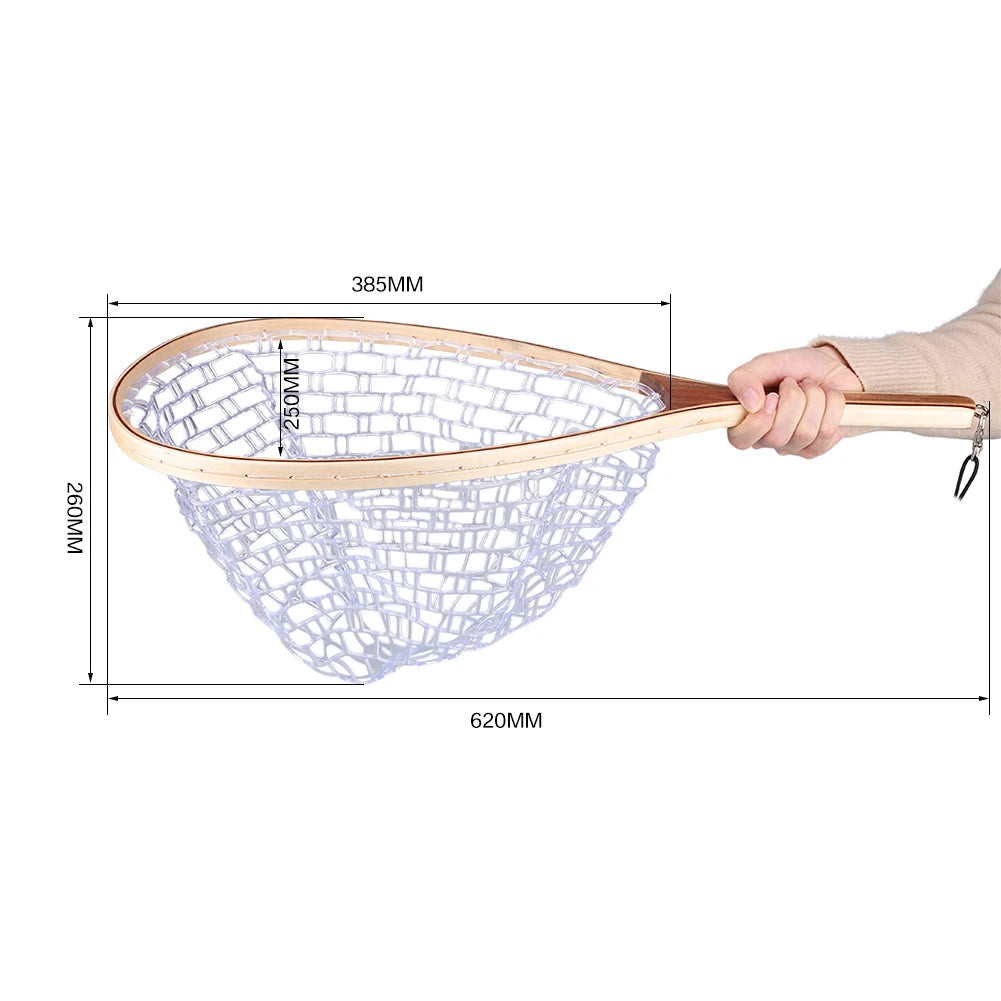 Épuisette de pêche télescopique en aluminium – Pliable et durable